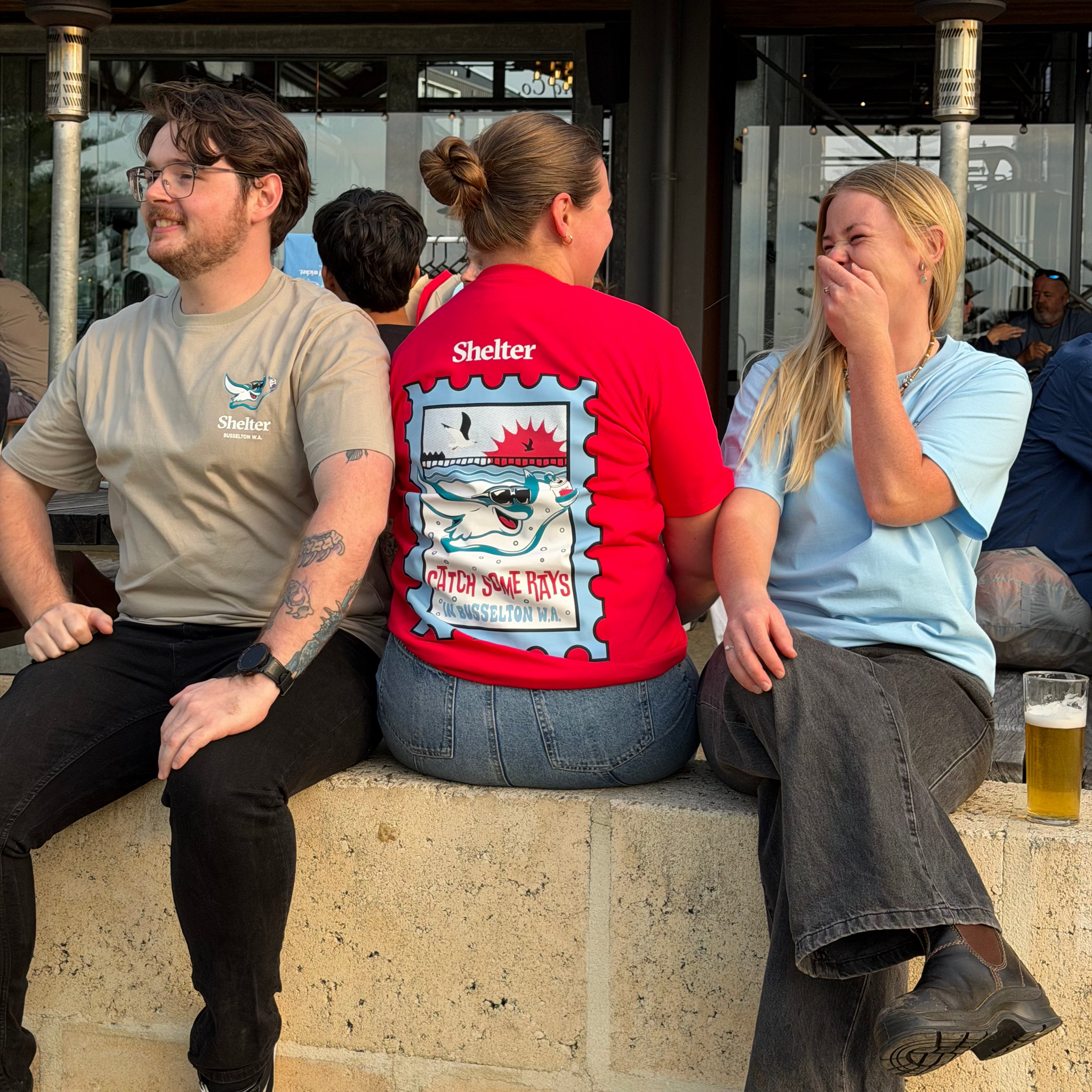 Catch Some Rays Rinrin Shelter Catch Some Rays Tee – Shelter Brewing Co.